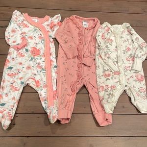 Bundle of 3 Floral Sleepers